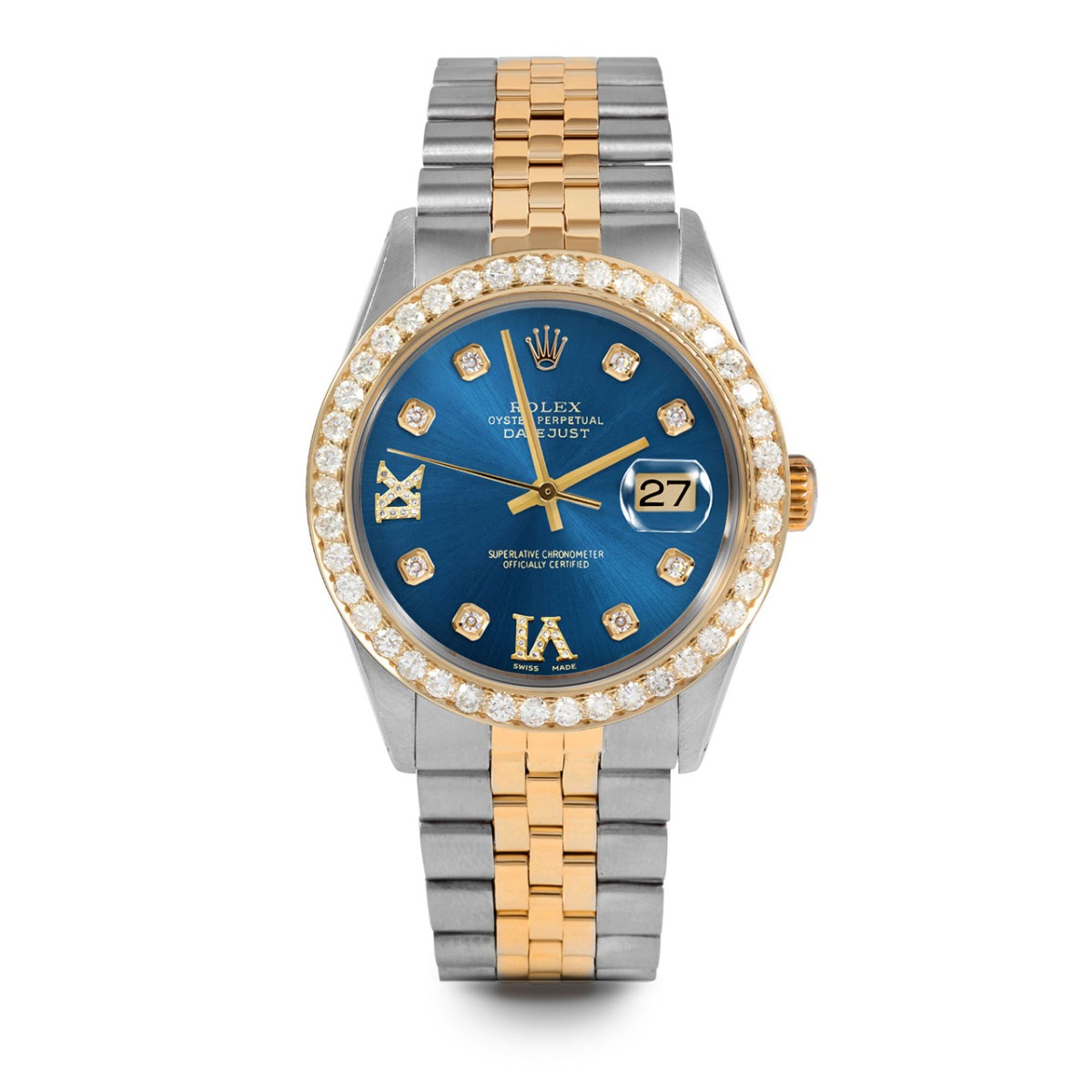 Rolex Watch Datejust with Blue Face