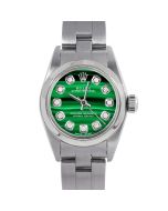 Rolex Oyster Perpetual 24 mm Stainless Steel 6700-SS-MLC-DIA-AM-SMT-OYS
