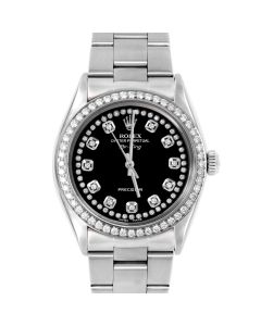 Rolex Air King 34 mm Stainless Steel 5500-SS-BLK-STRD-BDS-OYS