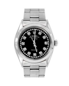 Rolex Air King 34 mm Stainless Steel 5500-SS-BLK-STRD-SMT-OYS