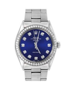 Rolex Air King 34 mm Stainless Steel 5500-SS-BLU-DIA-AM-BDS-OYS