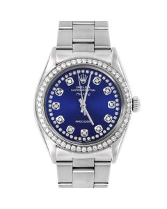 Rolex Air King 34 mm Stainless Steel 5500-SS-BLU-STRD-BDS-OYS