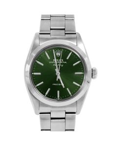 Rolex Air King 34 mm Stainless Steel 5500-SS-GRN-STK-SMT-OYS