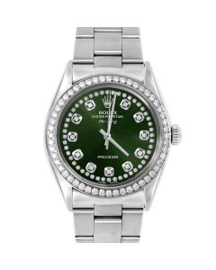 Rolex Air King 34 mm Stainless Steel 5500-SS-GRN-STRD-BDS-OYS