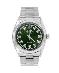 Rolex Air King 34 mm Stainless Steel 5500-SS-GRN-STRD-SMT-OYS