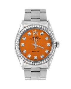 Rolex Air King 34 mm Stainless Steel 5500-SS-ORN-DIA-AM-BDS-OYS