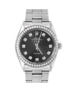 Rolex Air King 34 mm Stainless Steel 5500-SS-RHO-DIA-AM-BDS-OYS
