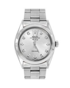 Rolex Air King 34 mm Stainless Steel 5500-SS-SLV-DIA-AM-SMT-OYS