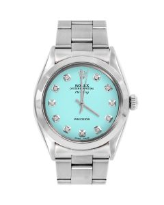 Rolex Air King 34 mm Stainless Steel 5500-SS-TRQ-DIA-AM-SMT-OYS