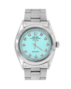 Rolex Air King 34 mm Stainless Steel 5500-SS-TRQ-STRD-SMT-OYS