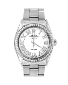 Rolex Air King 34 mm Stainless Steel 5500-SS-WHT-FDR-BDS-OYS