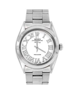 Rolex Air King 34 mm Stainless Steel 5500-SS-WHT-FDR-SMT-OYS