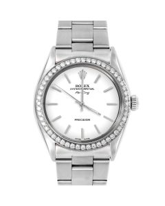 Rolex Air King 34 mm Stainless Steel 5500-SS-WHT-STK-BDS-OYS