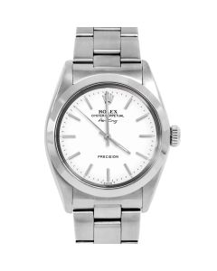 Rolex Air King 34 mm Stainless Steel 5500-SS-WHT-STK-SMT-OYS