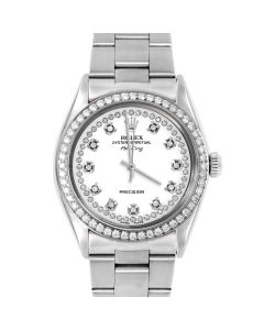 Rolex Air King 34 mm Stainless Steel 5500-SS-WHT-STRD-BDS-OYS