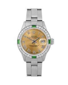 Rolex Datejust 26mm Stainless Steel 6517-SS-CHM-ROM-4EMD-OYS-FD