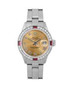 Rolex Datejust 26mm Stainless Steel 6517-SS-CHM-ROM-4RBY-OYS-FD