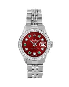 Rolex Datejust 26mm Stainless Steel 6517-SS-RED-ADE-BDS-JBL-FD
