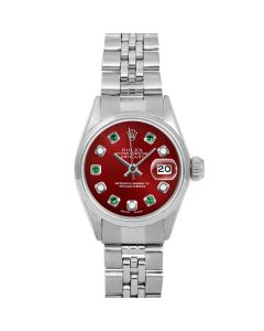 Rolex Datejust 26mm Stainless Steel 6517-SS-RED-ADE-SMT-JBL-FD