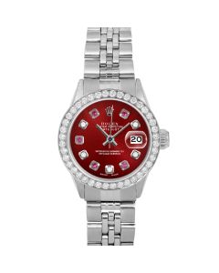 Rolex Datejust 26mm Stainless Steel 6517-SS-RED-ADR-BDS-JBL-FD