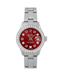 Rolex Datejust 26mm Stainless Steel 6517-SS-RED-ADR-BDS-OYS-FD