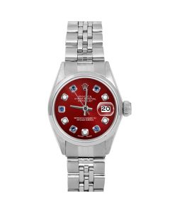 Rolex Datejust 26mm Stainless Steel 6517-SS-RED-ADS-SMT-JBL-FD