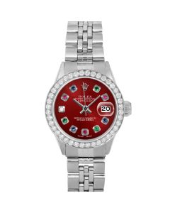 Rolex Datejust 26mm Stainless Steel 6517-SS-RED-ERDS-BDS-JBL-FD