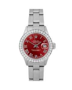 Rolex Datejust 26mm Stainless Steel 6517-SS-RED-ROM-BDS-OYS-FD