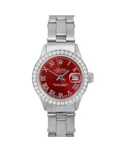 Rolex Datejust 26mm Stainless Steel 6517-SS-RED-ROM-BDS-OYS-RV