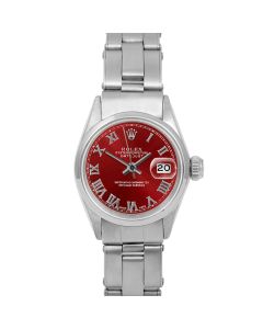 Rolex Datejust 26mm Stainless Steel 6517-SS-RED-ROM-SMT-OYS-RV