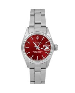 Rolex Datejust 26mm Stainless Steel 6517-SS-RED-STK-SMT-OYS-FD