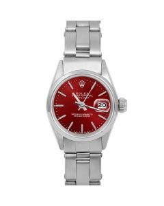 Rolex Datejust 26mm Stainless Steel 6517-SS-RED-STK-SMT-OYS-RV