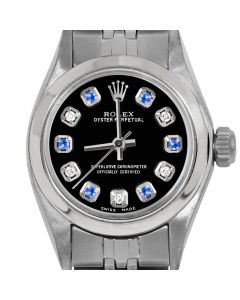 Rolex Oyster Perpetual 24mm Stainless Steel 6700-SS-BLK-ADS-SMT-JBL