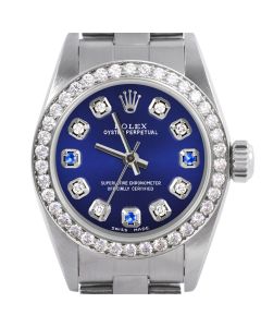 Rolex Oyster Perpetual 24mm Stainless Steel 6700-SS-BLU-8D3S-BDS-OYS