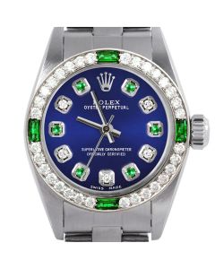 Rolex Oyster Perpetual 24mm Stainless Steel 6700-SS-BLU-ADE-4EMD-OYS