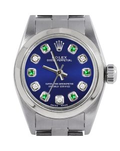 Rolex Oyster Perpetual 24mm Stainless Steel 6700-SS-BLU-ADE-SMT-OYS