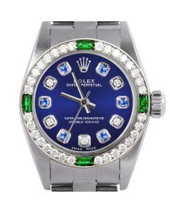 Rolex Oyster Perpetual 24mm Stainless Steel 6700-SS-BLU-ADS-4EMD-OYS