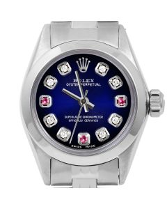 Rolex Oyster Perpetual 24mm Stainless Steel 6700-SS-BLV-8D3R-SMT-JBL