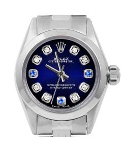 Rolex Oyster Perpetual 24mm Stainless Steel 6700-SS-BLV-8D3S-SMT-JBL