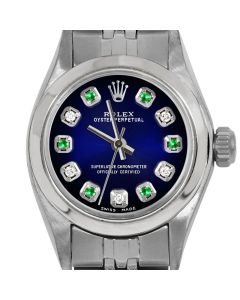 Rolex Oyster Perpetual 24mm Stainless Steel 6700-SS-BLV-ADE-SMT-JBL