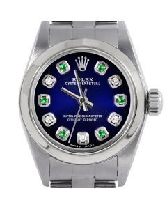 Rolex Oyster Perpetual 24mm Stainless Steel 6700-SS-BLV-ADE-SMT-OYS