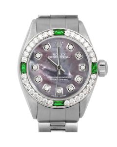 Rolex Oyster Perpetual 24mm Stainless Steel 6700-SS-BMOP-DIA-AM-4EMD-OYS-FD