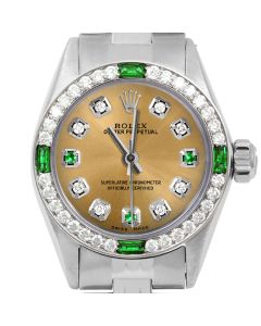 Rolex Oyster Perpetual 24mm Stainless Steel 6700-SS-CHM-8D3E-4EMD-JBL