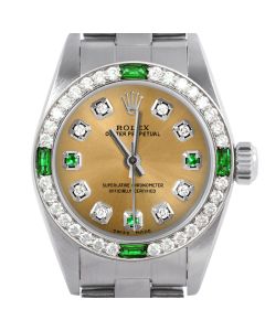 Rolex Oyster Perpetual 24mm Stainless Steel 6700-SS-CHM-8D3E-4EMD-OYS