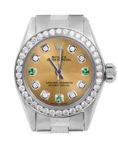 Rolex Oyster Perpetual 24mm Stainless Steel 6700-SS-CHM-8D3E-BDS-JBL
