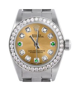 Rolex Oyster Perpetual 24mm Stainless Steel 6700-SS-CHM-8D3E-BDS-OYS