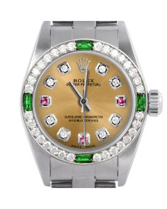 Rolex Oyster Perpetual 24mm Stainless Steel 6700-SS-CHM-8D3R-4EMD-OYS