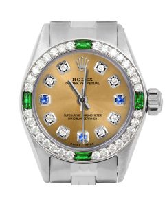 Rolex Oyster Perpetual 24mm Stainless Steel 6700-SS-CHM-8D3S-4EMD-JBL