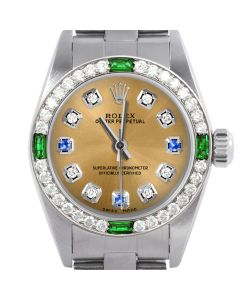 Rolex Oyster Perpetual 24mm Stainless Steel 6700-SS-CHM-8D3S-4EMD-OYS