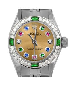 Rolex Oyster Perpetual 24mm Stainless Steel 6700-SS-CHM-ERDS-4EMD-JBL